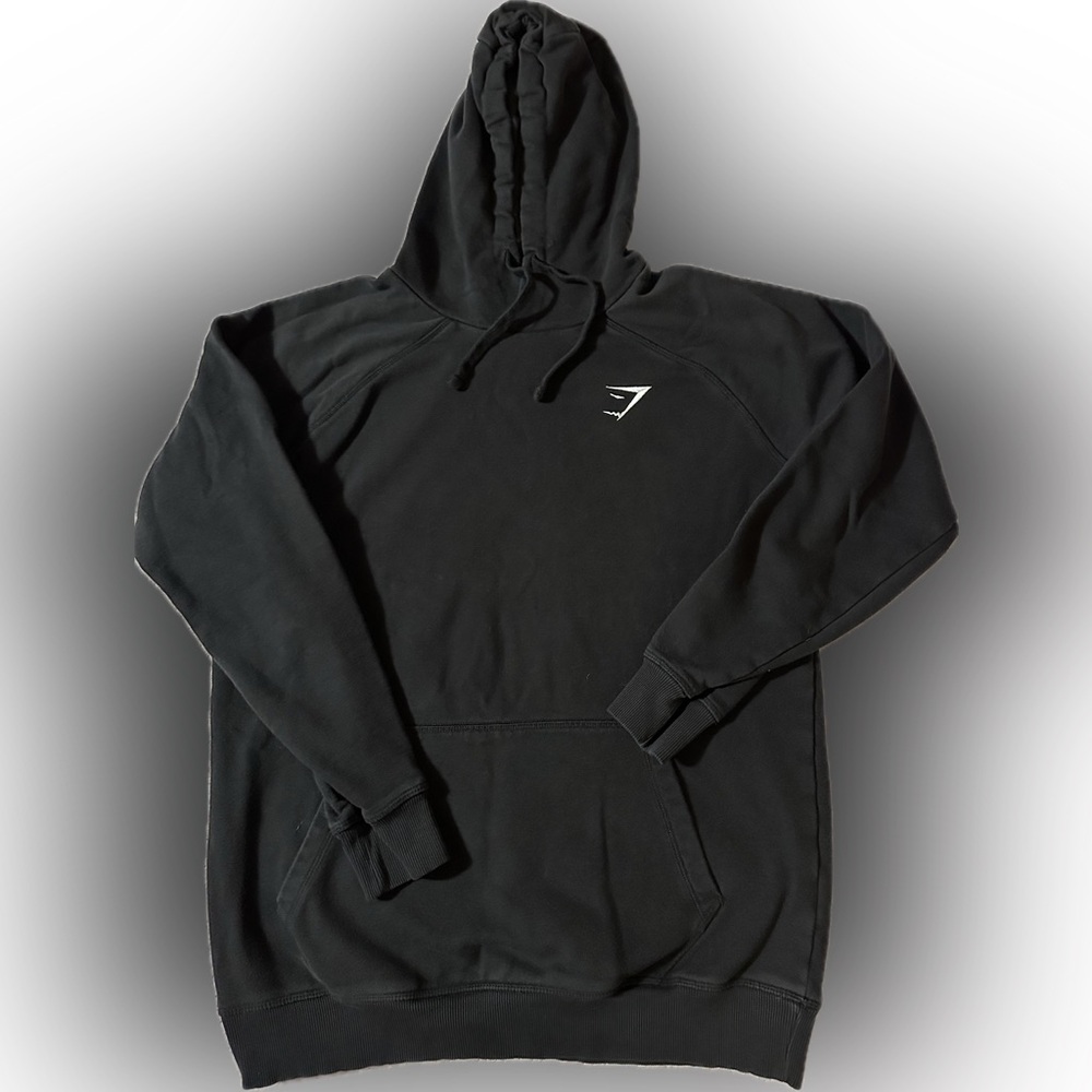Gymshark hoody pullover black size medium